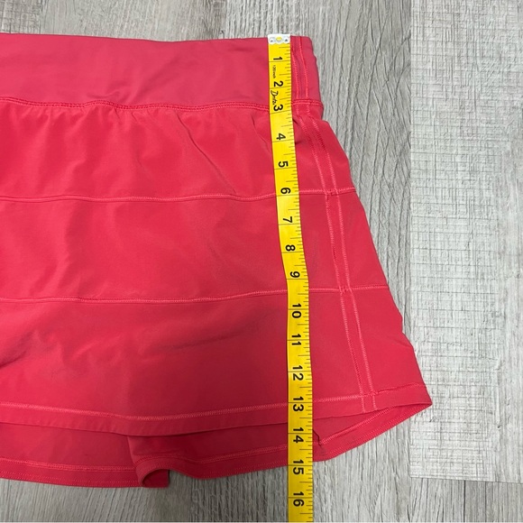Lululemon Pace Rival Mid-Rise Skirt Long Size 10 Red - Picture 11 of 11